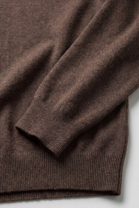 Campbell bruine heren trui | Close up