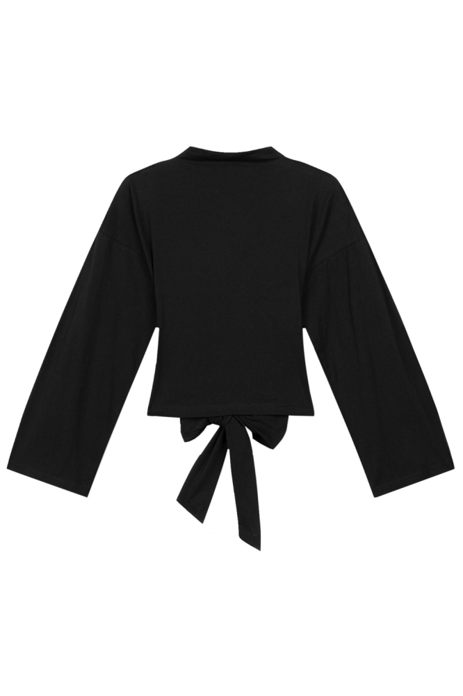 Refined Department zwarte dames trui | Vooraanzicht