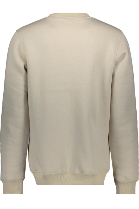 Ballin taupe heren sweater | Achteraanzicht