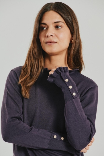 Freequent Trui FQKATIE PULLOVER 205095 NIGHTSHADE
