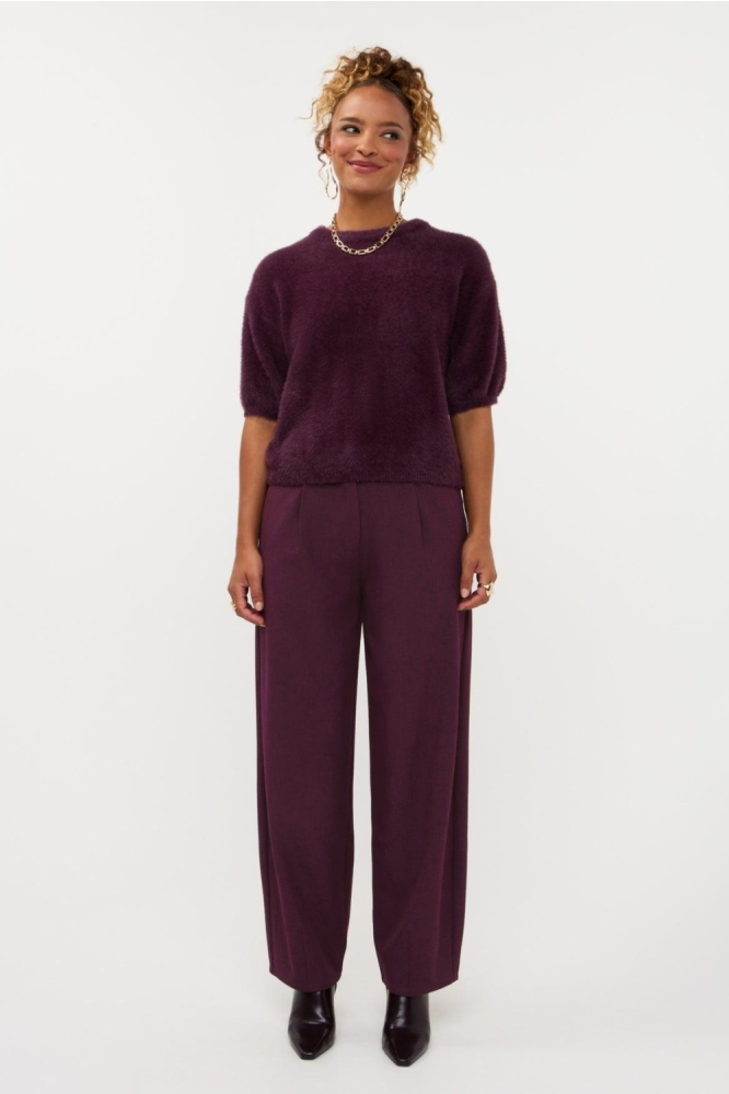 Ydence bordeaux dames trui | Model