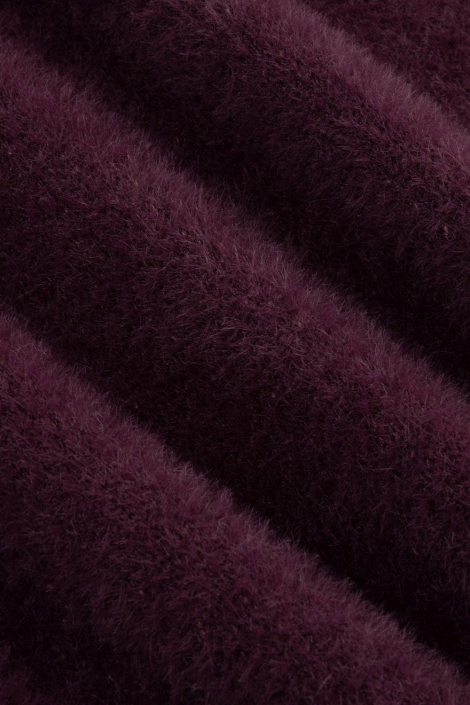 Ydence bordeaux dames trui | Kleurstaal