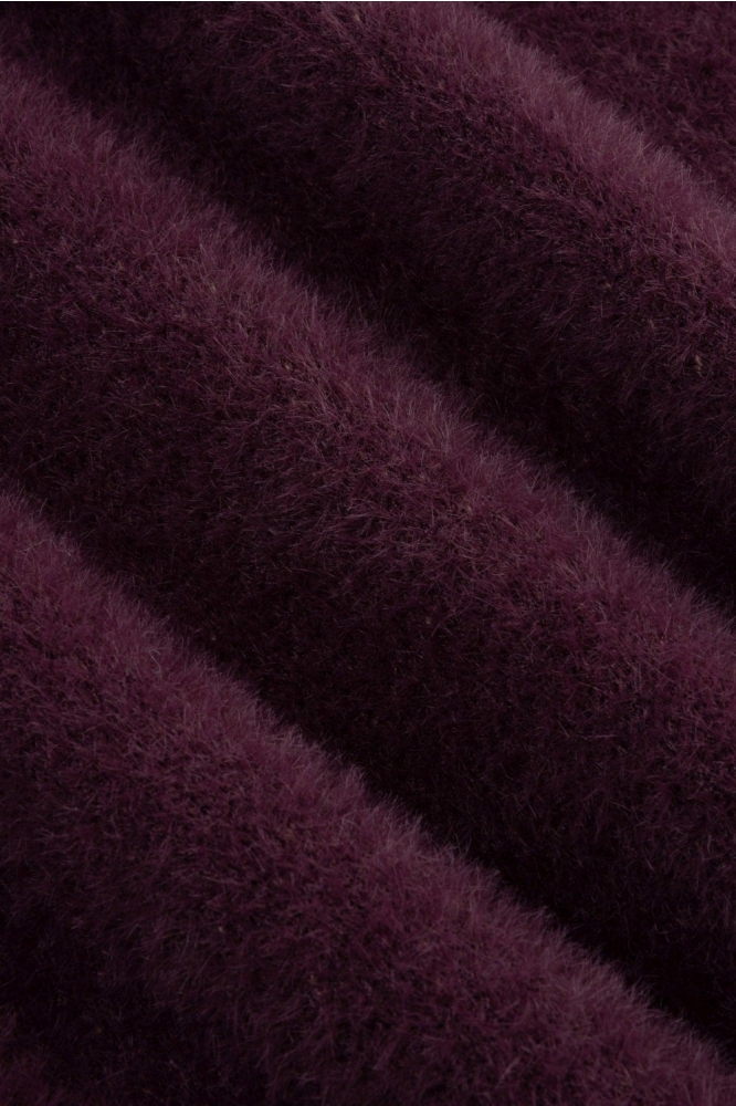 Ydence bordeaux dames trui | Kleurstaal