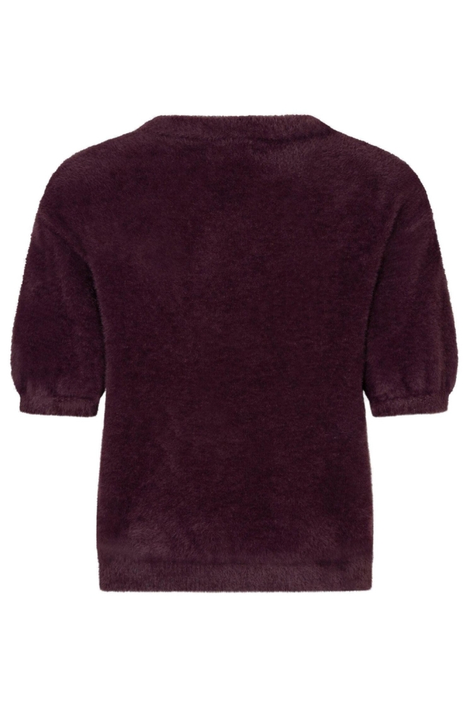 Ydence bordeaux dames trui | Achteraanzicht