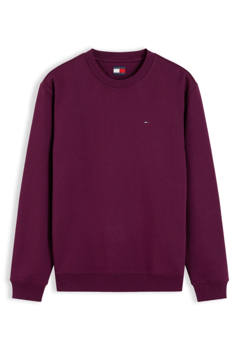 Tommy Jeans bordeaux heren sweater | Vooraanzicht