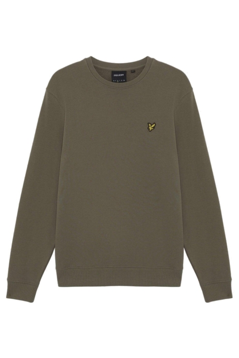 Lyle & Scott groene heren sweater | Vooraanzicht
