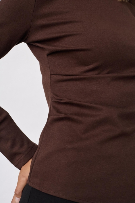 SisterS point bruine dames t-shirt | Close up