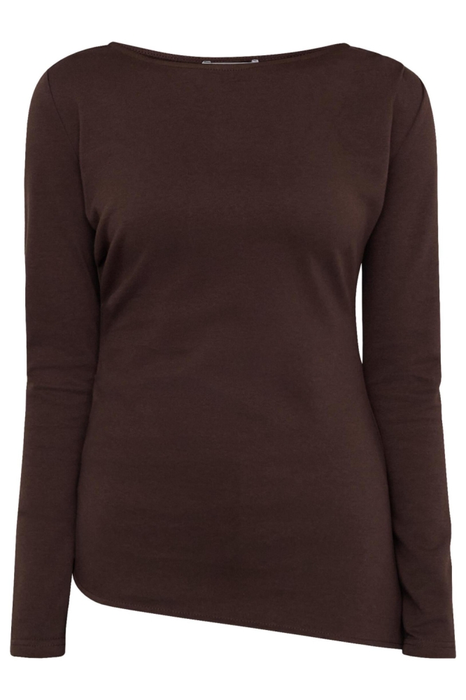 SisterS point bruine dames t-shirt | Vooraanzicht