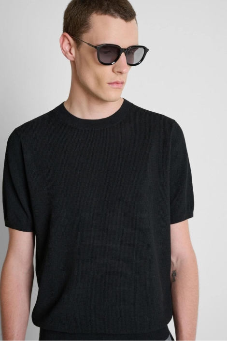 Antony Morato zwarte heren trui | Close up