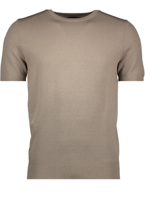 Antony Morato beige heren t-shirt | Vooraanzicht