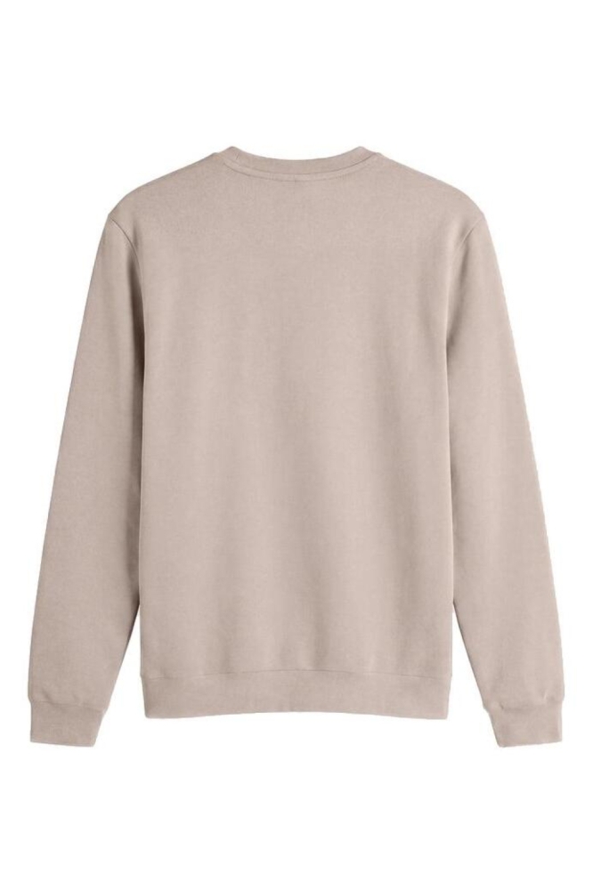 Antony Morato taupe heren sweater | Achteraanzicht