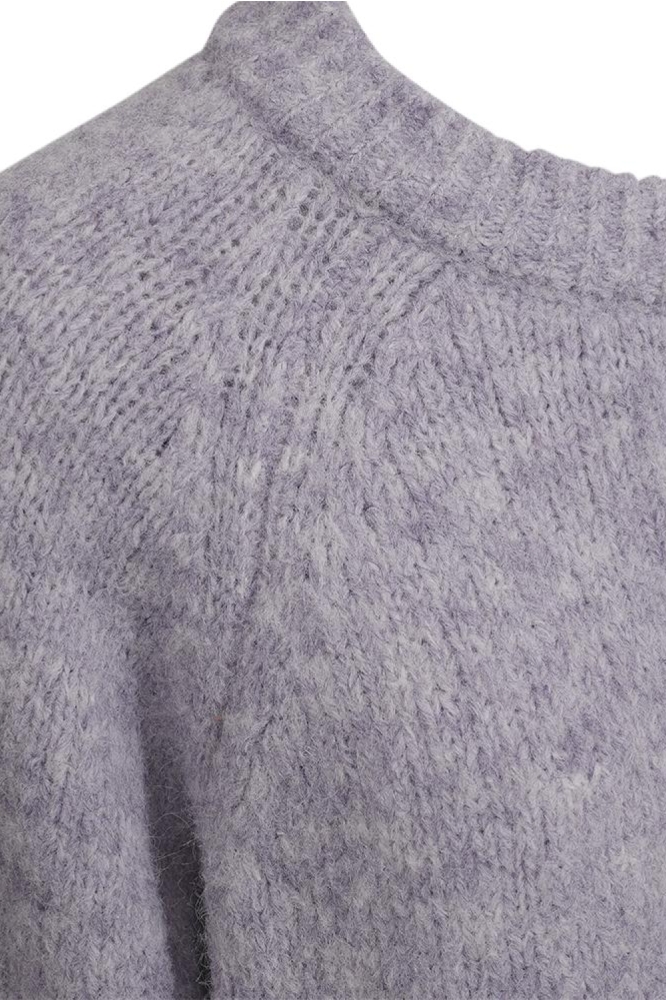Freequent paarse dames trui | Close up