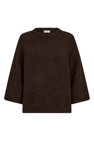 Freequent Trui FQGRSLULU PULLOVER 205507 MOLE MELANGE