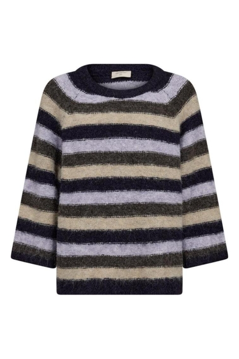Freequent multi color dames trui | Vooraanzicht