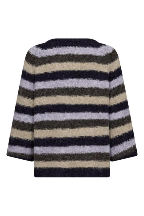 Freequent multi color dames trui | Achteraanzicht