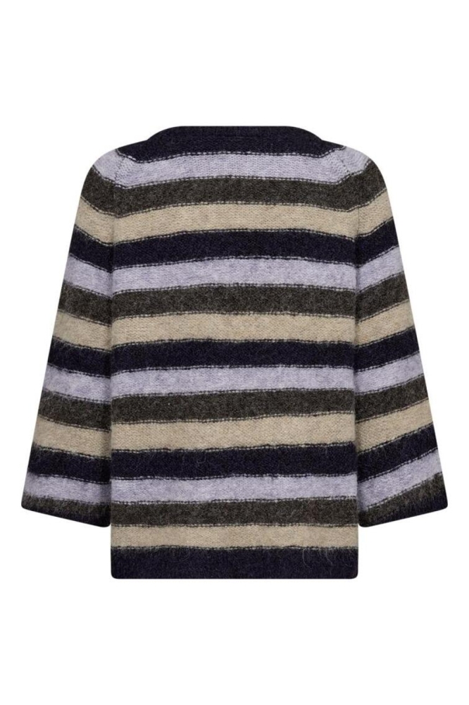 Freequent multi color dames trui | Achteraanzicht