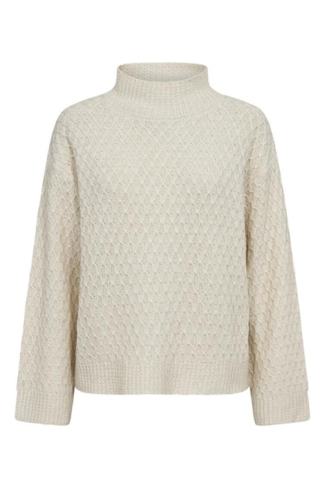 Freequent beige dames trui | Vooraanzicht