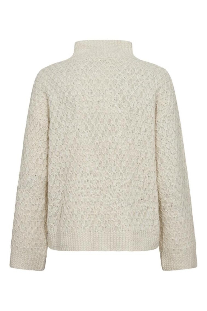 Freequent beige dames trui | Achteraanzicht