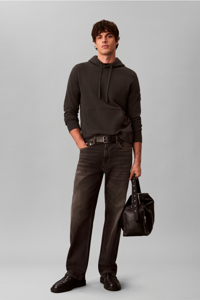 Calvin Klein zwarte heren sweater | Model