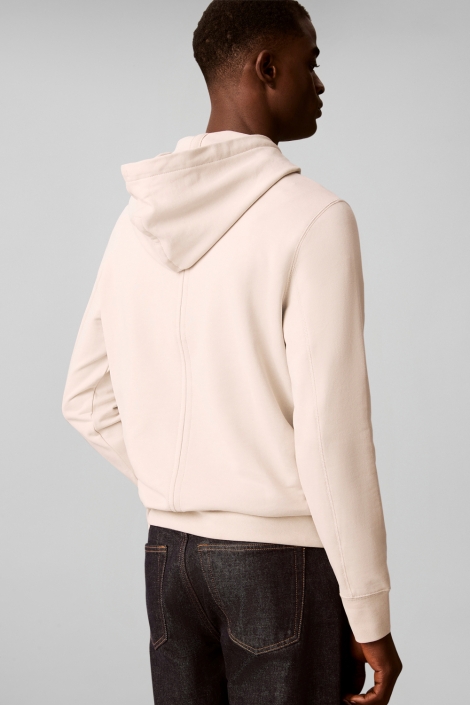 Calvin Klein beige heren sweater | Model achteraanzicht