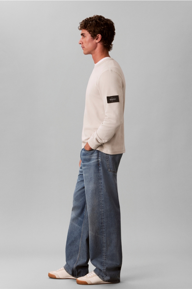 Calvin Klein beige heren trui | Model