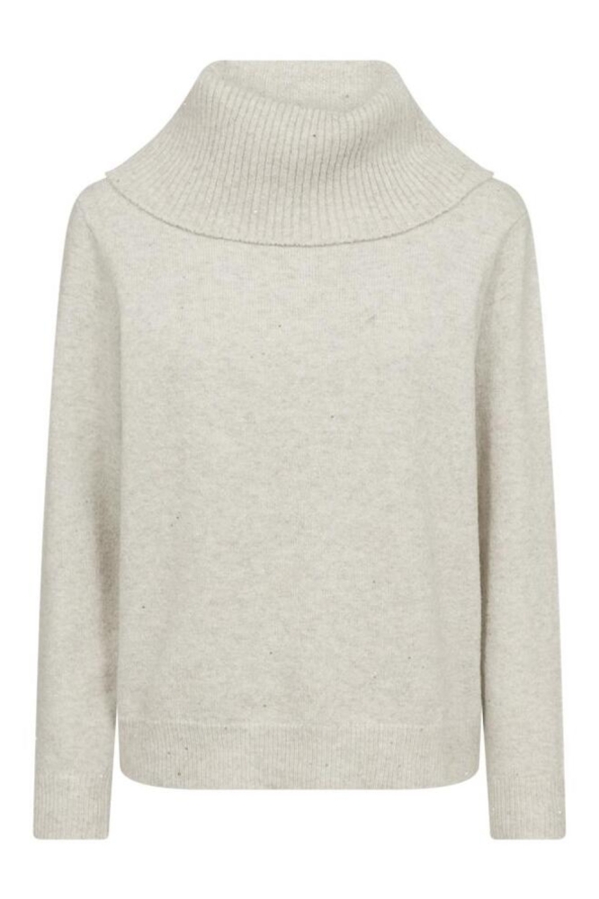 Freequent beige dames trui | Vooraanzicht