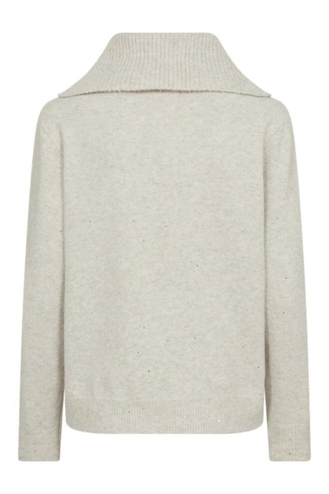 Freequent beige dames trui | Achteraanzicht