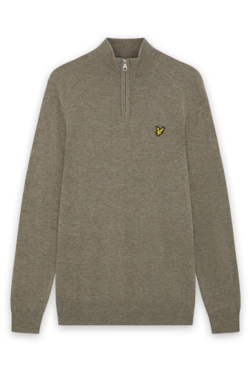 Lyle & Scott kn2330v trui van lamswolmix Groen