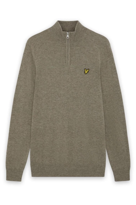 Lyle & Scott groene heren trui | Vooraanzicht