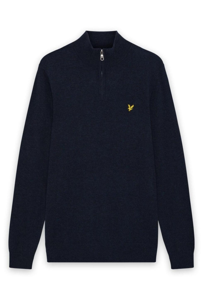 Lyle & Scott blauwe heren trui | Vooraanzicht