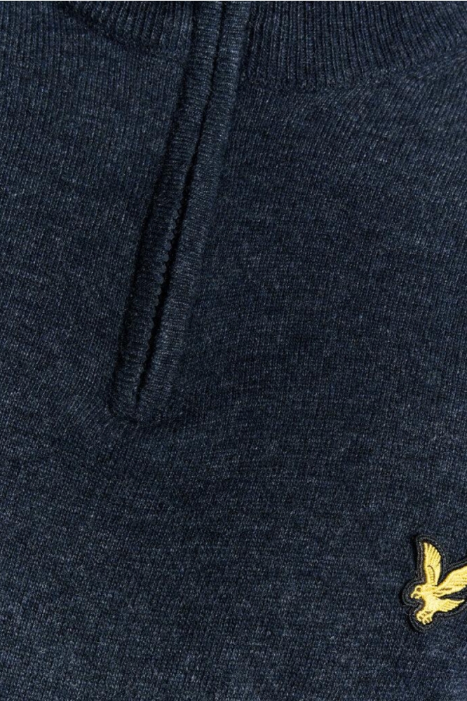 Lyle & Scott blauwe heren trui | Kleurstaal