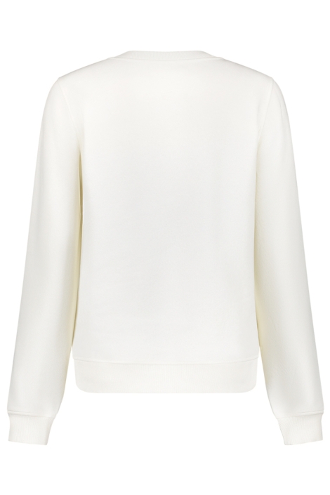 Geisha witte dames sweater | Achteraanzicht