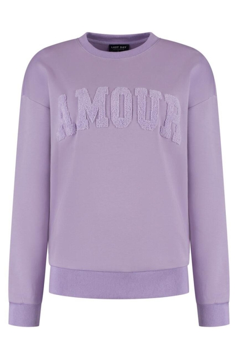 Lady Day paarse dames sweater | Vooraanzicht