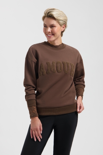 Lady Day sweater AMOUR L25 301 3657 TRUFFLE