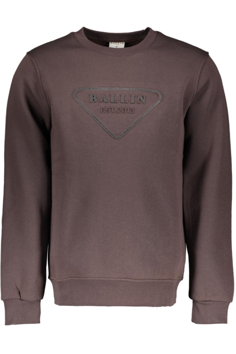 Ballin bruine heren sweater | Vooraanzicht