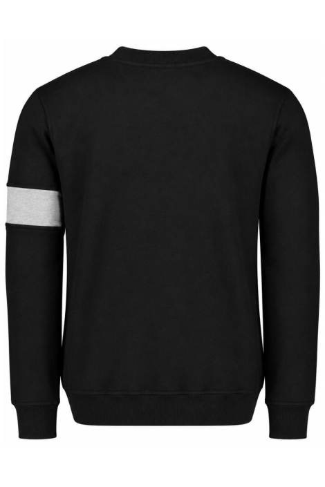 Ballin zwarte heren sweater | Achteraanzicht