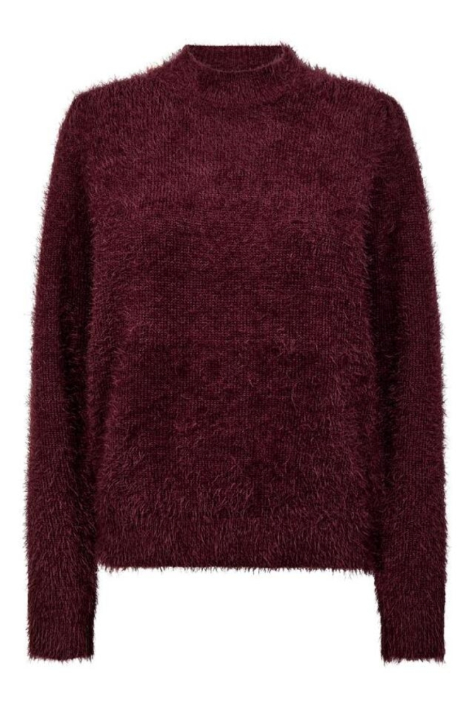 Freequent bordeaux dames trui | Vooraanzicht