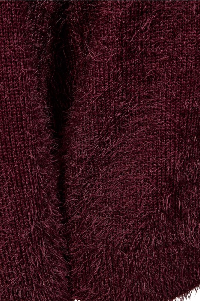Freequent bordeaux dames trui | Close up