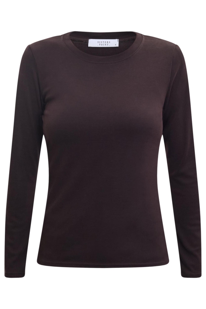SisterS point bruine dames t-shirt | Vooraanzicht