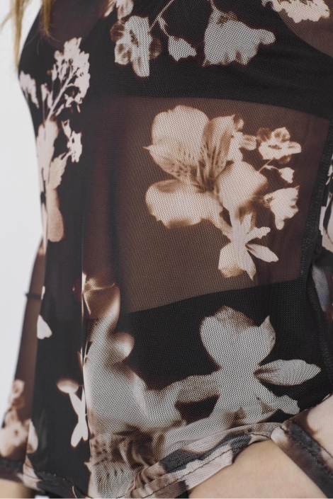 SisterS point zwarte dames top | Close up