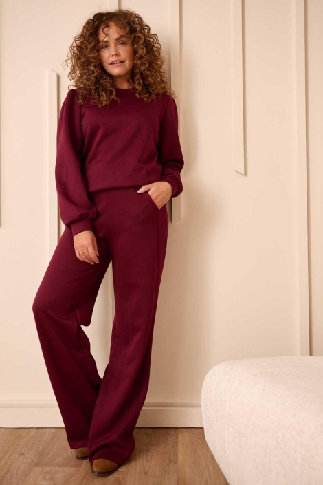 FOS Amsterdam bordeaux dames trui | Model