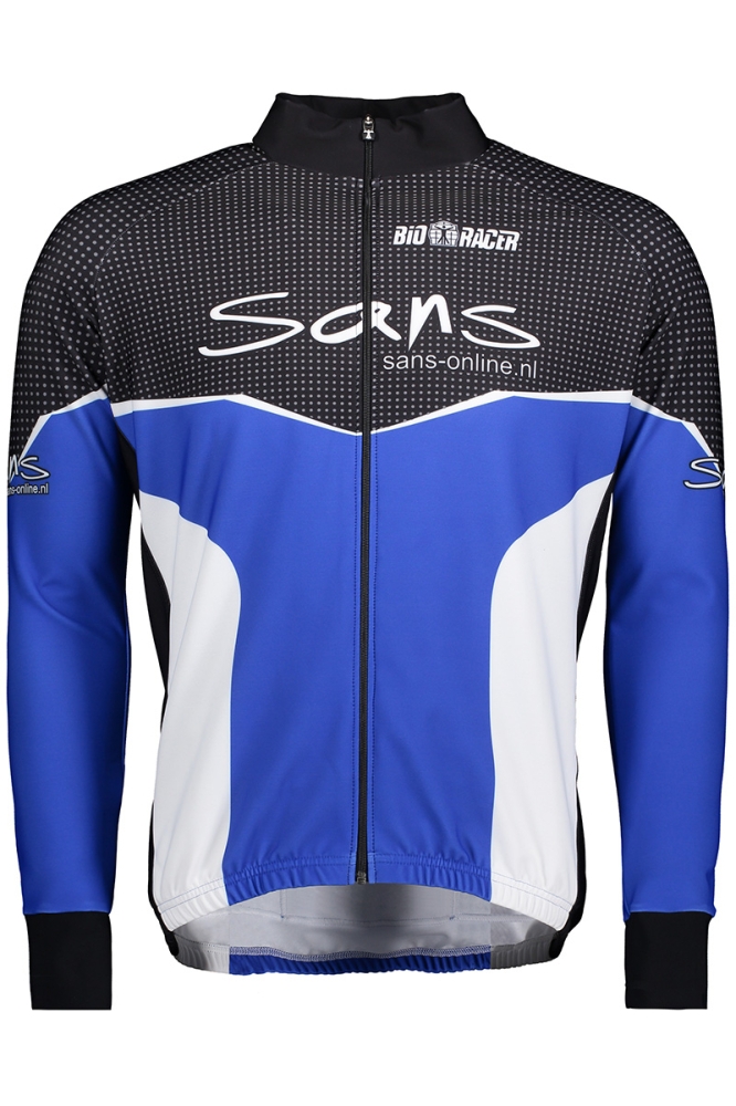 Sans blauwe heren sport jas