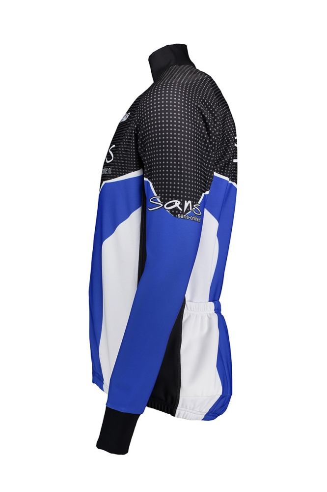 Sans blauwe heren sport jas