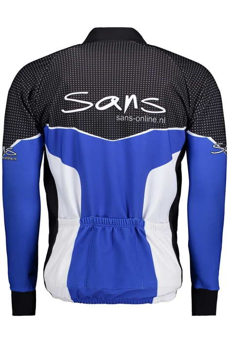 Sans blauwe heren sport jas