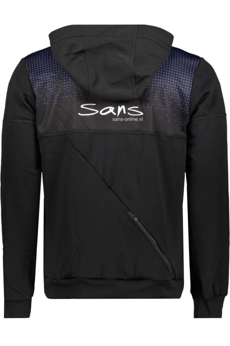 Sans zwarte heren sport vest | Achteraanzicht