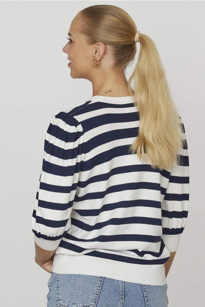 SisterS point witte dames vest | Model achteraanzicht