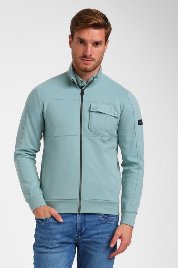 Gabbiano Vest PRAKTISCH INTERLOCK VEST 425941 55557 ocean blue