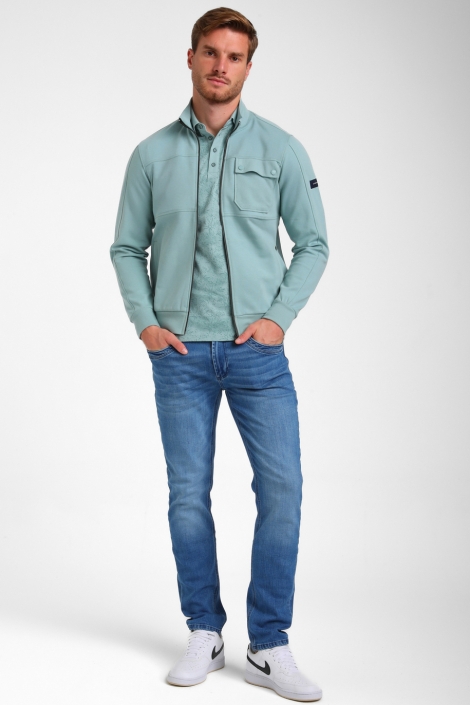 Gabbiano blauwe heren vest | Model