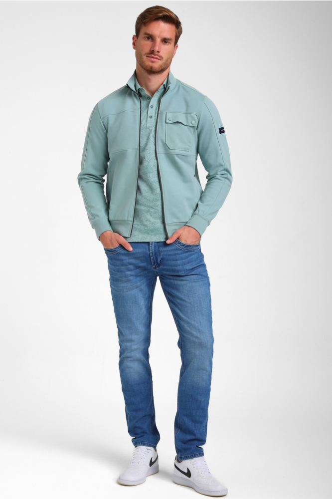 Gabbiano blauwe heren vest | Model