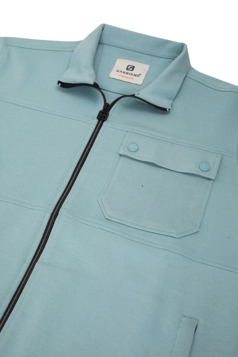 Gabbiano blauwe heren vest | Kleurstaal